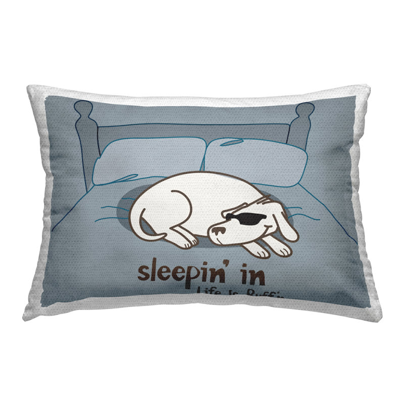 Coussin d'extérieur Sleeping In Dog par LIR