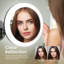 Miroir de maquillage circulaire grossissant 5x-93465432