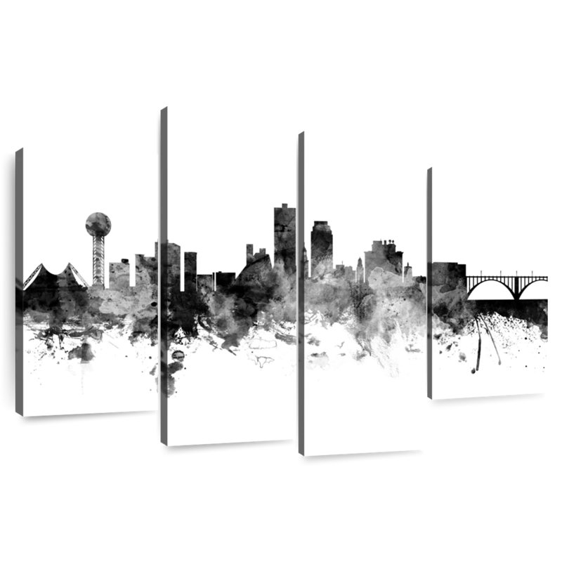 Keesha Knoxville, Tennessee Skyline II, H 54 po x l 84 po