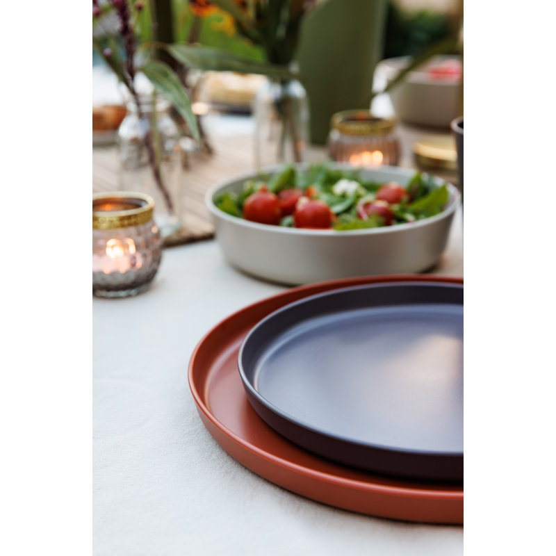 Mikasa Summer Recycled Plastic 20cm Lipped Side Plates