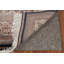 Tapis floral floral en soie bleu 7 x 10