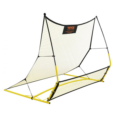 Filet de rebond de soccer portable 2 en 1 VEVOR, 71 po x 40 po