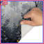 Tapis de bain arbres gris avec abeilles-129217126