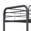 Lit superposé triple Furniture, simple / simple / simple, noir