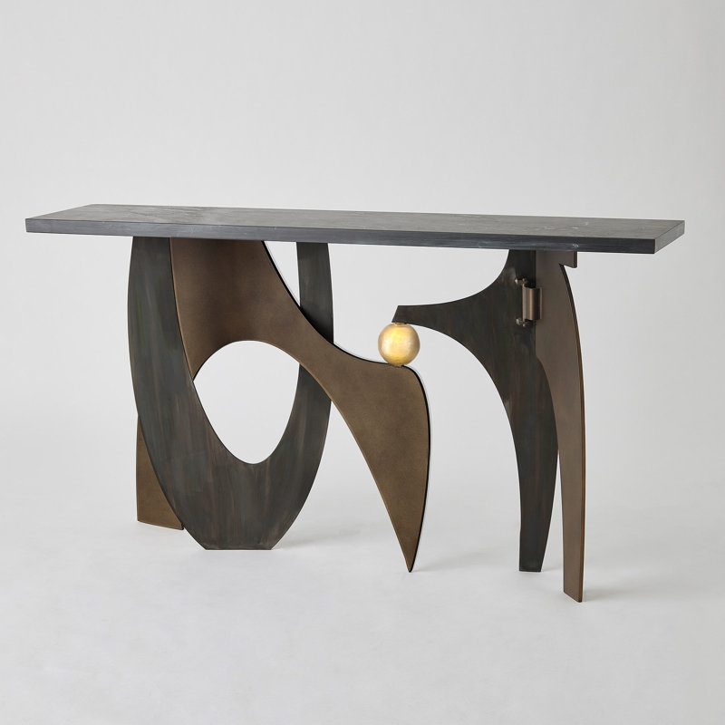 64'' W Marble Console Table