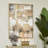 Canvas Abstract Gold Framed Wall Art with Gold Frame