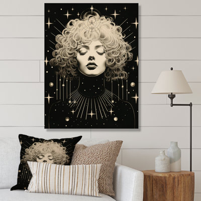 Spiritual insight IV - Astrology, reproduction sur toile