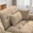 Over Size Modern Upholstered Sofa With Ottoman-868751840