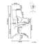 Polyester Office Chair with Headrest