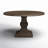 48" Round Dining Table In Weathered Mango