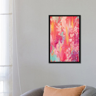 « née my cardiaque », impression sur toile tendue