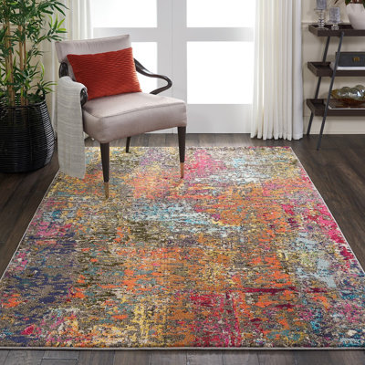 Abstract 66cm X 114cm Area Rug