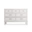 Armoire d'appoint en bois manufacturé blanc massif