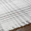 Tapis gris foncé à tissage plat Flurée Recycled P.E.T-626954479