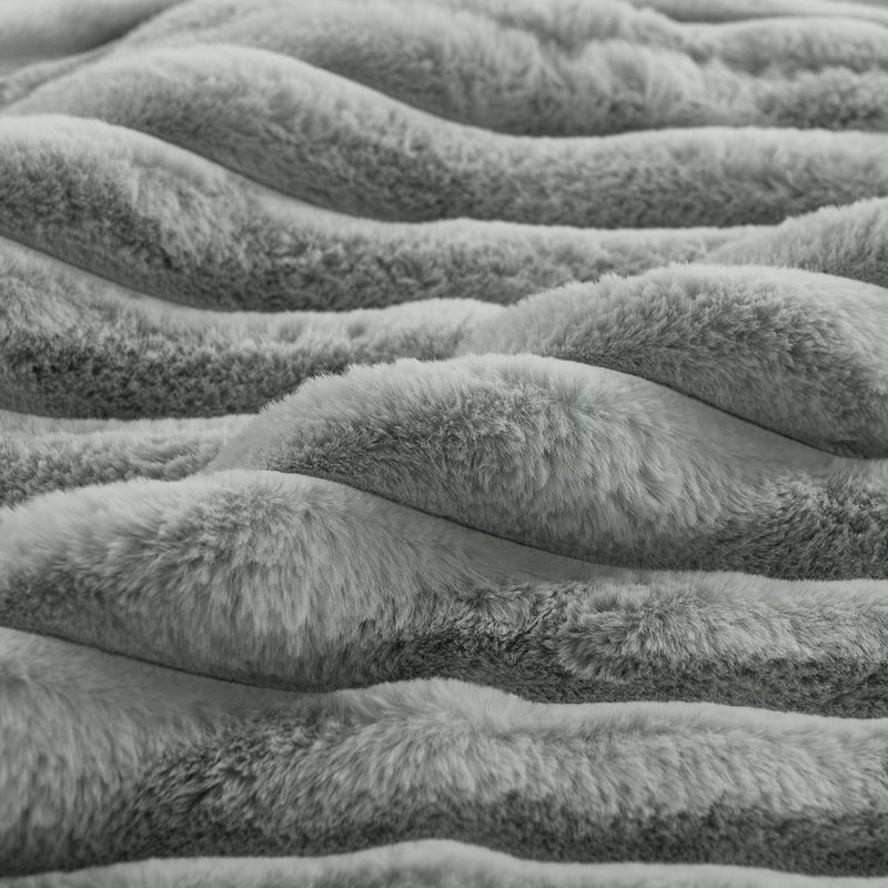 Canapé en velours Corduroy, Gris