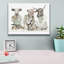  «Cow Wash, Rinse, Dry» par Cindy Jacobs, art mural sur toile, 16 po x 12 po