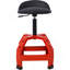 Tabouret pneumatique pivotant à 360 degrés, siège mécanique à roulettes, tabouret mécanique robuste, rouge-126279565