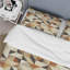 Ensemble de housse de couette Mid-Century Brown Triangles Print VI-109173391