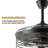 Retractable Ceiling Fan With Lights