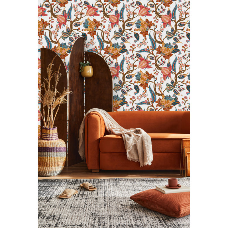 Panneau de papier peint, L 10,4 po x l 25 po, Vinyle