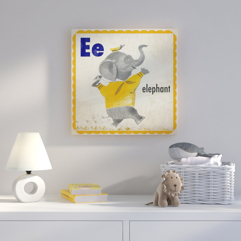 «Elephant», reproduction sur toile tendue, H 32 po x l 32 po x P 1,5 po