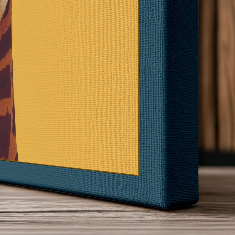 Print, 24x16 - 61.0 x 40.6 cm, Teal Border