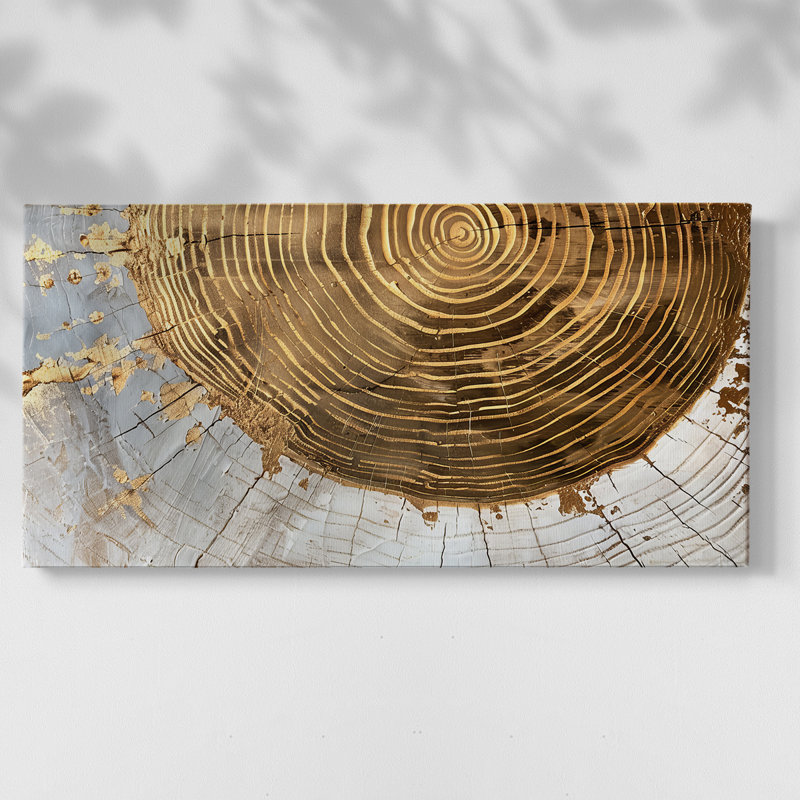 Abstract Series 2 #XVI-Gallery Wrapped Canvas, 16" H x 32" W