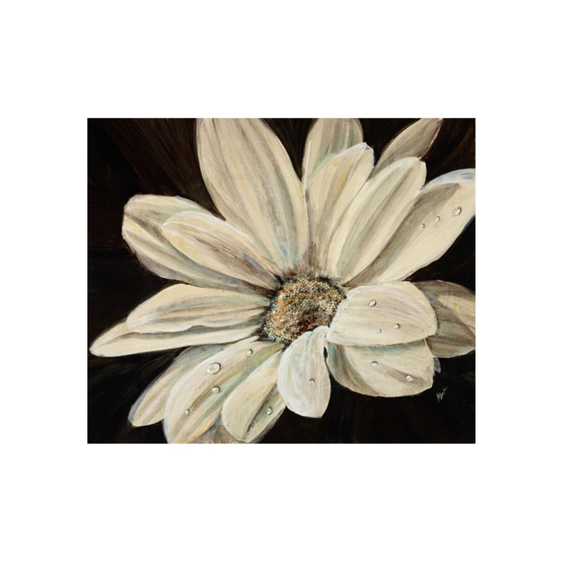 Dew Drops Painting by F. Elizabeth Douglass, 24" H x 29" W, Image Brush Gel