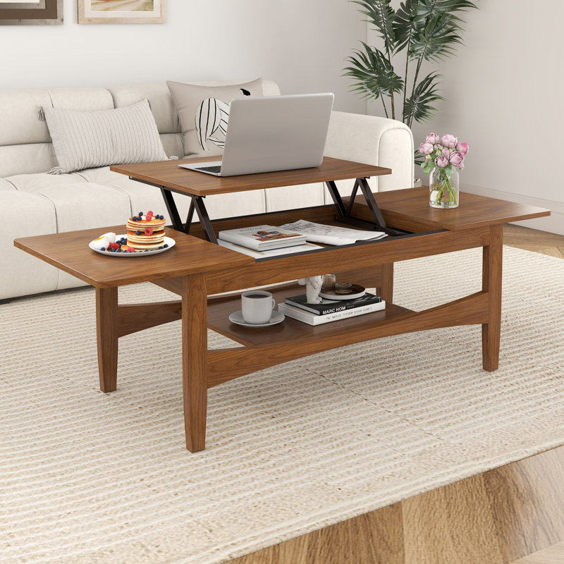 Lift Top Coffee Table With Storage, Rectangle Coffee Table With Lifting Top, Center Table For Living Room