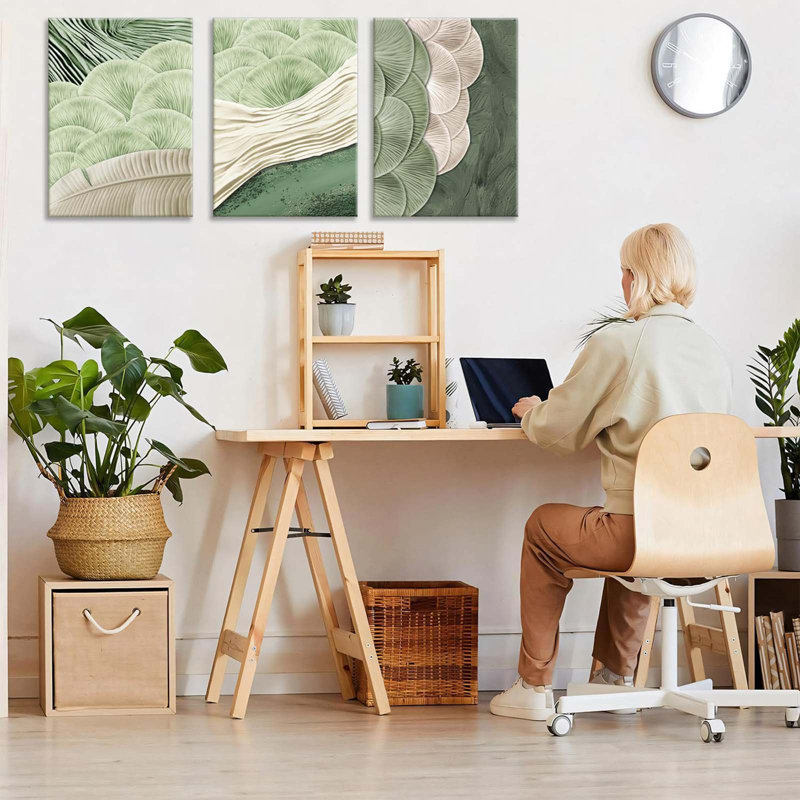3 Piece Wrapped Canvas Print, 40 cm H x 30 cm W