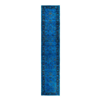 Overyed One-of-a-Kind Runner 3'1" X 15'5" Hand Knotted Area Rug