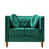 Velours vert sélectionné