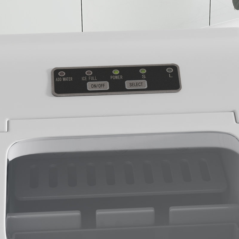 HOMCOM Snow Cone Machine, White