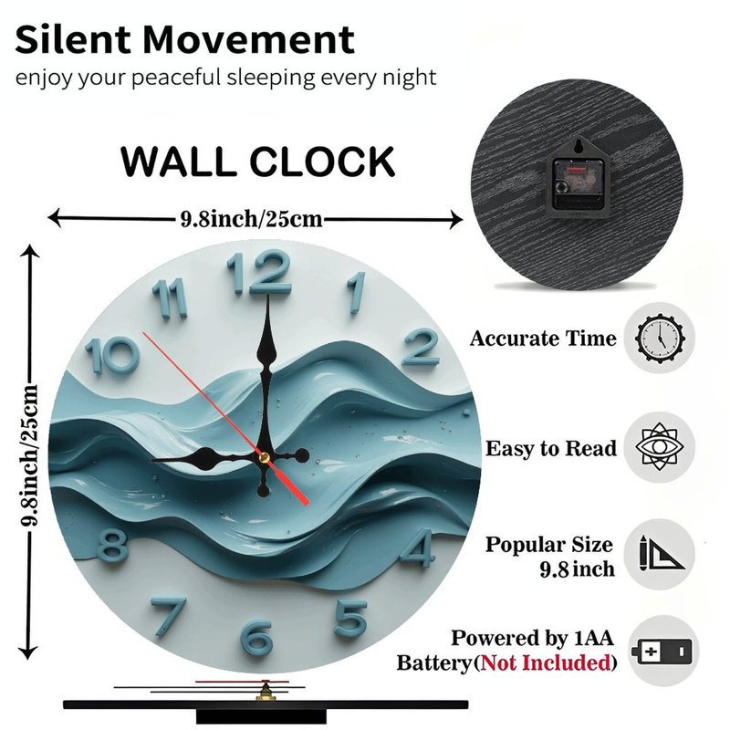 Horloge artistique léopard