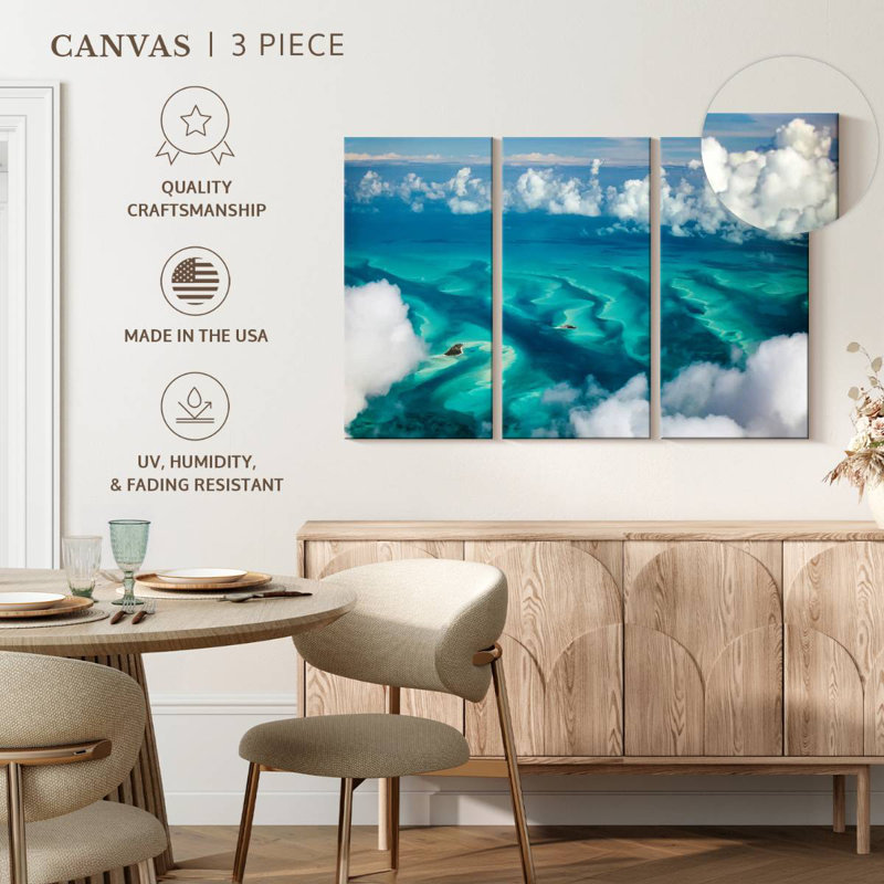 Gillard Bahamas Clouds, 28" H x 45" W