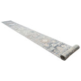 Oushak Collection, Transitional One-of-a-Kind Runner 2'5" X 25'6" Hand Knotted Area Rug