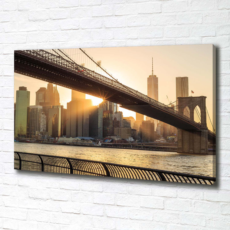 Brooklyn Bridge - Wrapped Canvas Print