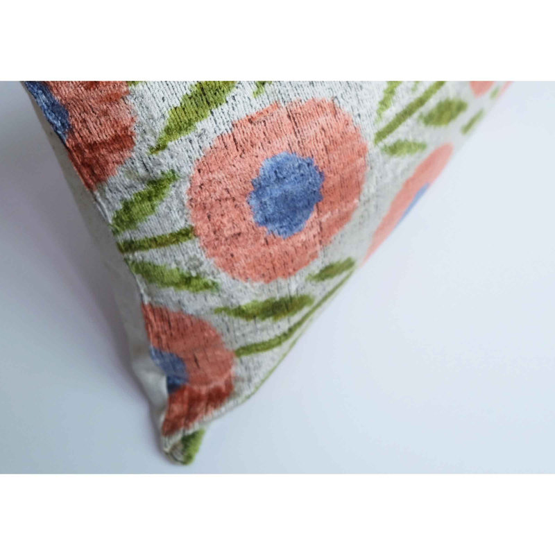 Hisa Silk Lumbar Rectangular Pillow Cover & Insert