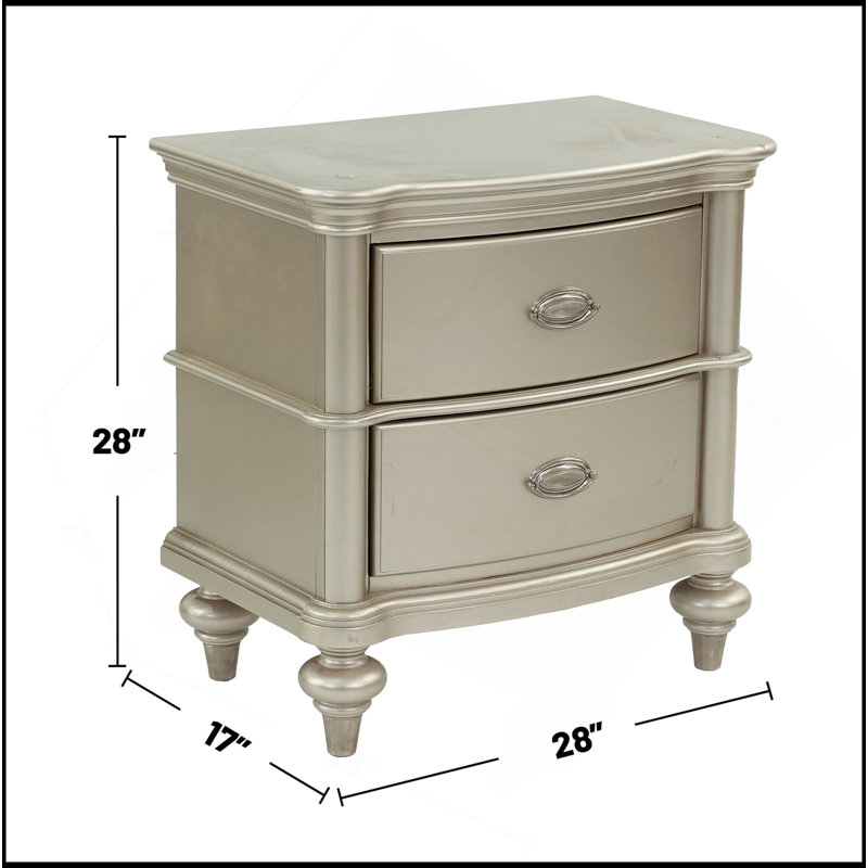 Table de chevet, Argent argent