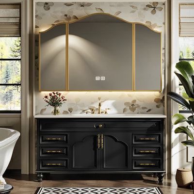 American-style floor-standing bathroom cabinet