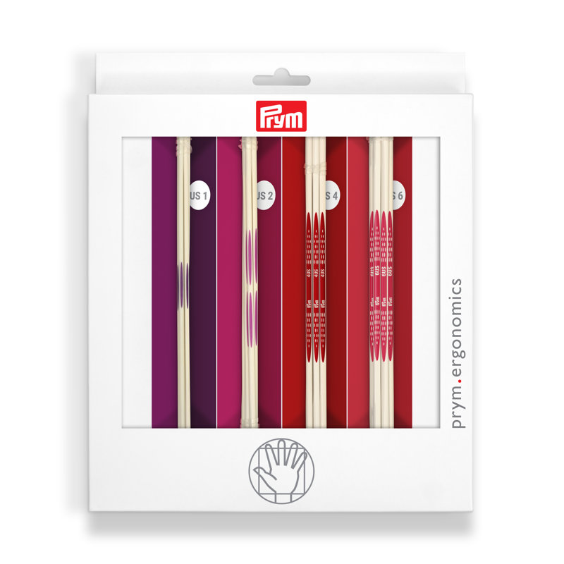Prym 8" Double Point Knitting Needles Set