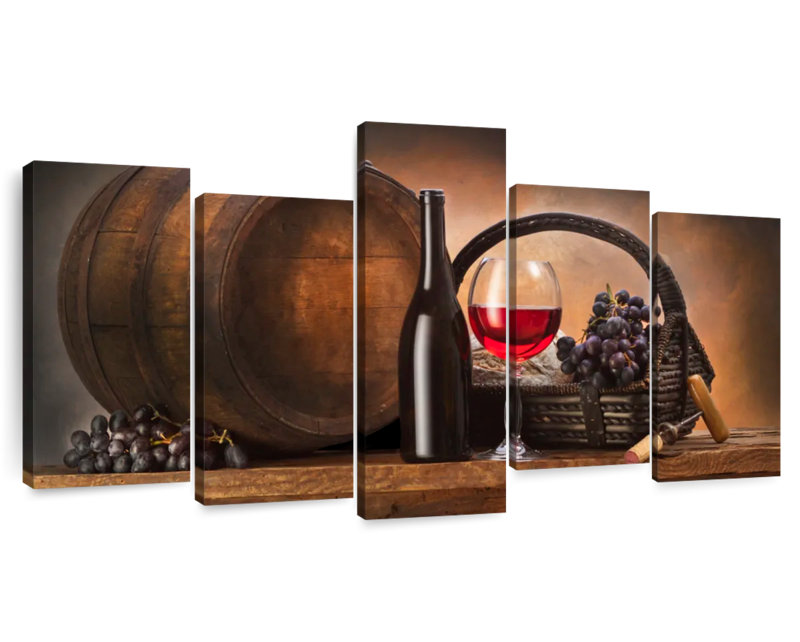 Yarlin Fancy Red Wine Tasting, 37" H x 74" W