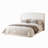 Upholstered Queen Bed Frame With Wingback Headboard, Low Profile Platform Bed With Padded Headboard-407101858