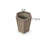 Hexagon Column Planter SM - Ash Brown-1029708482-1029708485