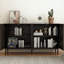 buffet à structure en bois avec 4 portes et pieds robustes