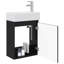 Single Bathroom Vanity with Ceramic Basin-205916189