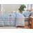 DONEUS Striped Duvet Cover Set 100% Washed Cotton Linen Like Soft Feelling 3 Pieces Bedding Set-121887700-121887704