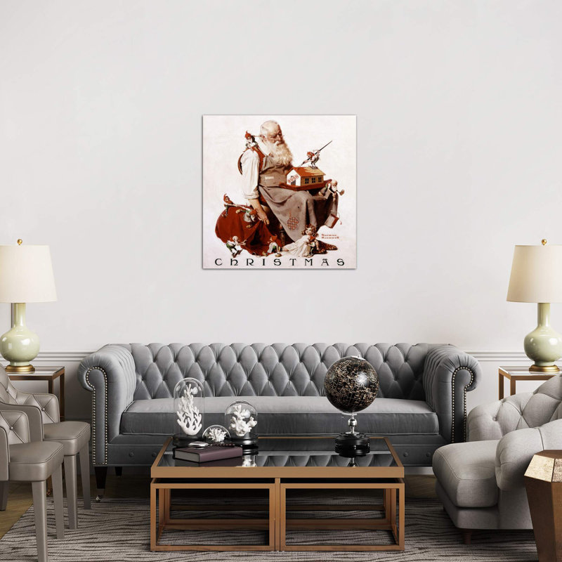 Norman Rockwell - Wrapped Canvas Print, 93.98 cm H x 93.98 cm W x 1.91 cm D