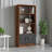 Modern Office Furniture Set (5 Pieces) - Walnut & Anthracite | Study Desk (55.1 x 28.7 x 23.6 in), Coffee Table (23.6 x 18.1 x 18.1 in), Bookshelf (25.0 x 55.1 x 14.8 in) | 100% Melamine Coated Particle Board, Stylish & Functional Design-487469834