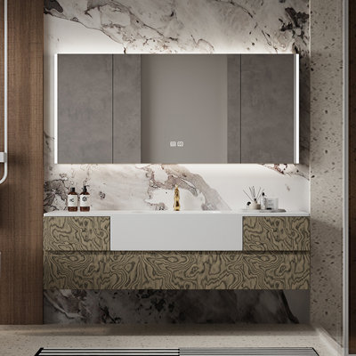 Armoire de salle de bain rétro